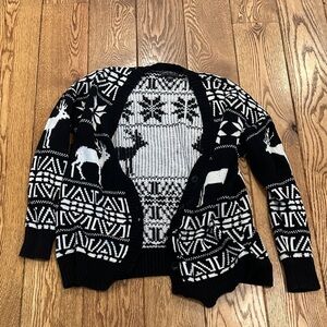 Black & white cardigan